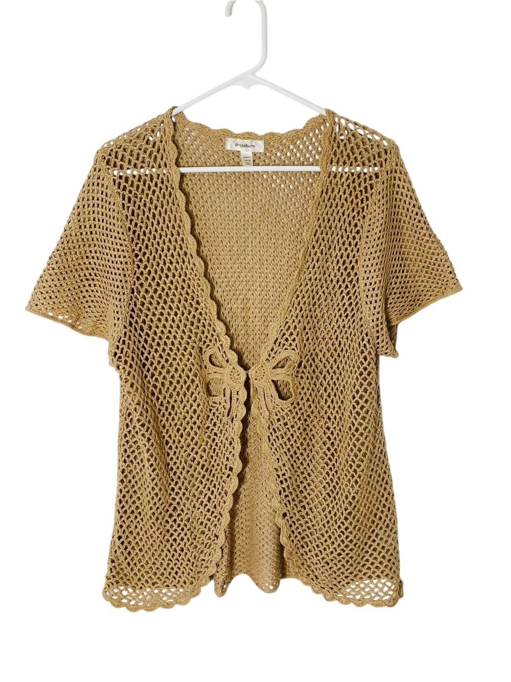 VINTAGE DRESSBARN Crochet Cardigan